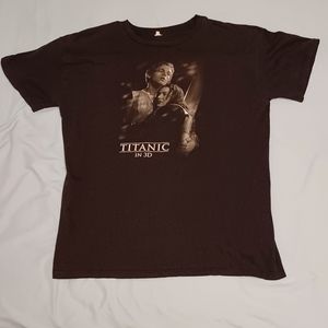 2012 Magic Titanic in 3D Movie T-Shirt Large Leonardo DiCaprio Kate Winslet